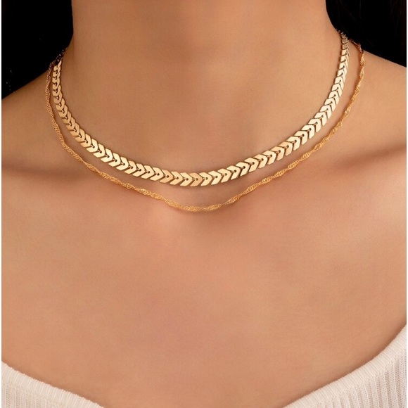 Jewelry - 14k gold filled Layered Minimalist necklace